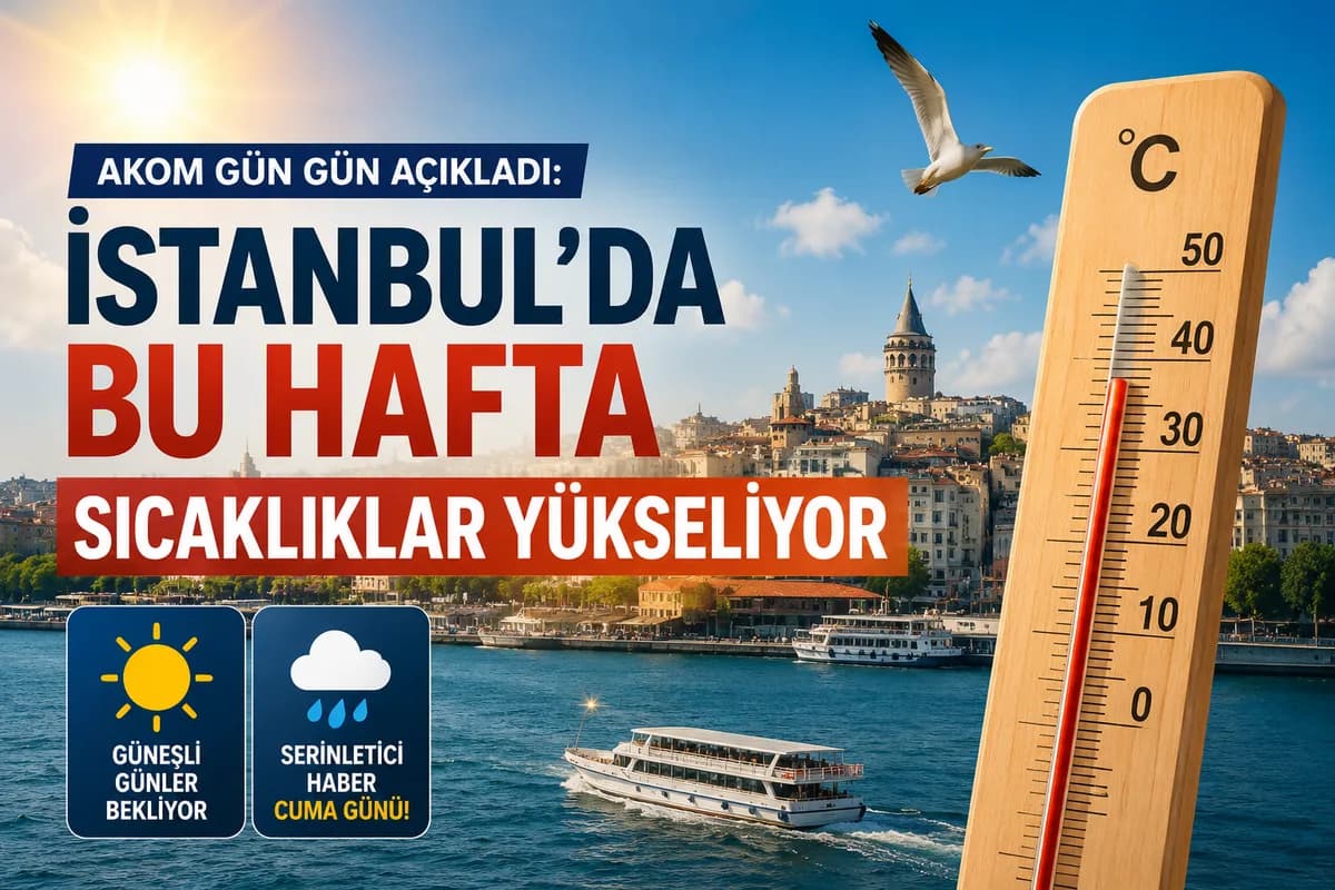 İstanbul'da Poyraz rüzgarı 33 derecelik sıcakları frenleyecek ama serinletmeyecek