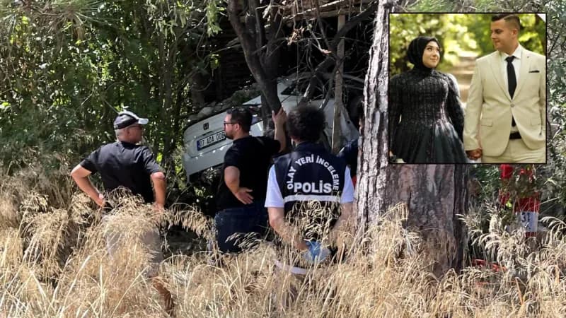 Seydikemer'de otomobil bağ evine girdi: Sürücü öldü, nişanlısı yaralandı