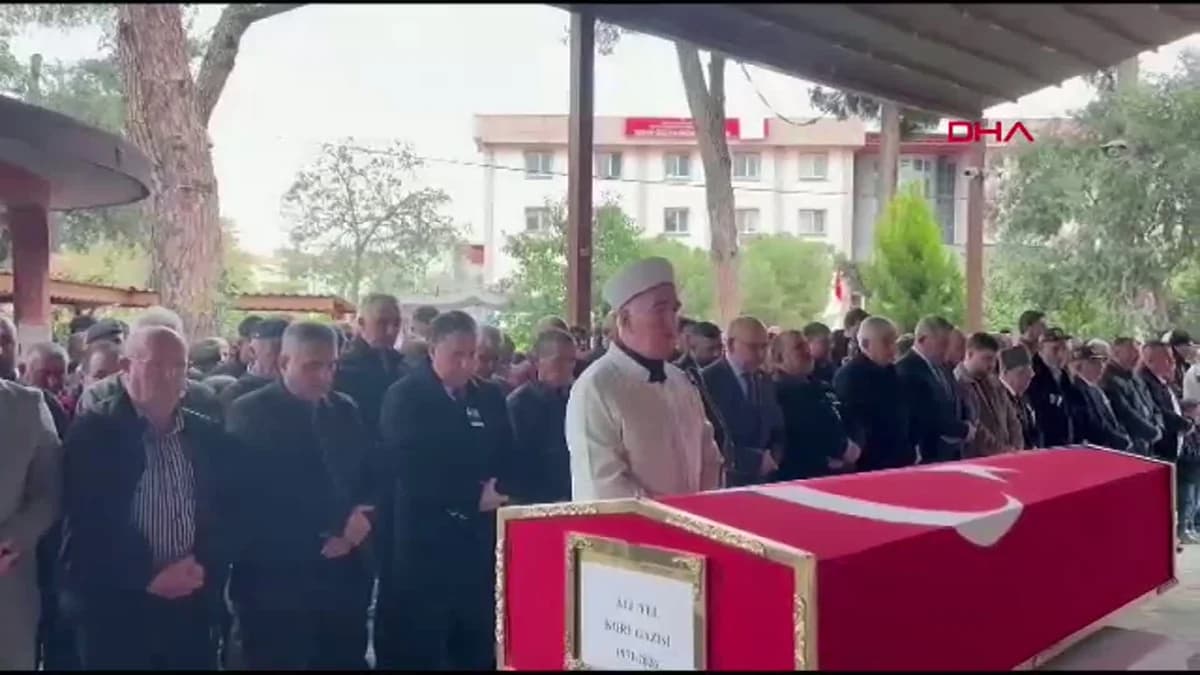 Kore Gazisi Ali Yel, Manisa’da Askeri Törenle Uğurlandı
