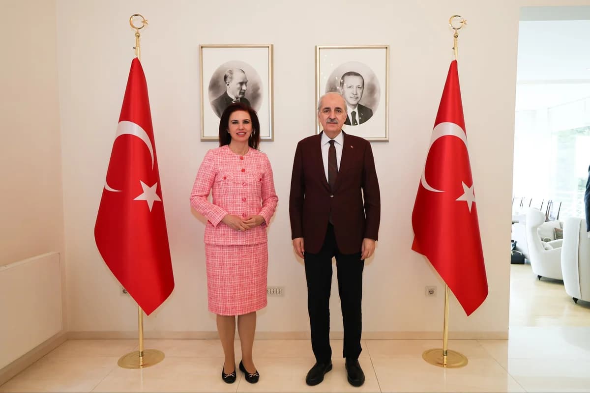 TBMM Başkanı Numan Kurtulmuş, Zagreb Büyükelçiliğini Ziyaret Etti