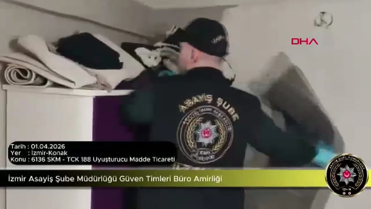 İzmir’de Silah ve Uyuşturucu Operasyonu: 1 Kişi Tutuklandı