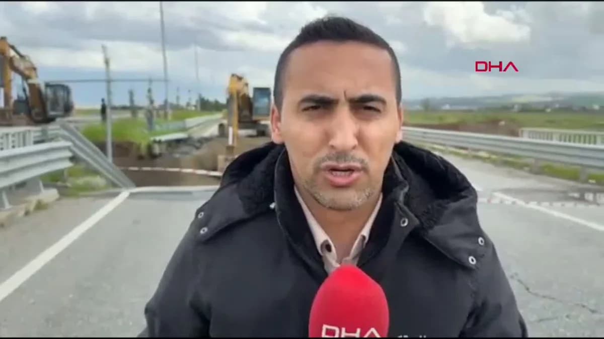 Batman’da Aşırı Yağış Yol Çökmesine Neden Oldu