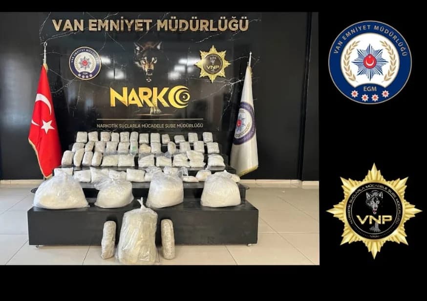 Van’da Uyuşturucu Operasyonu: 90 Kilo 600 Gram Ele Geçirildi