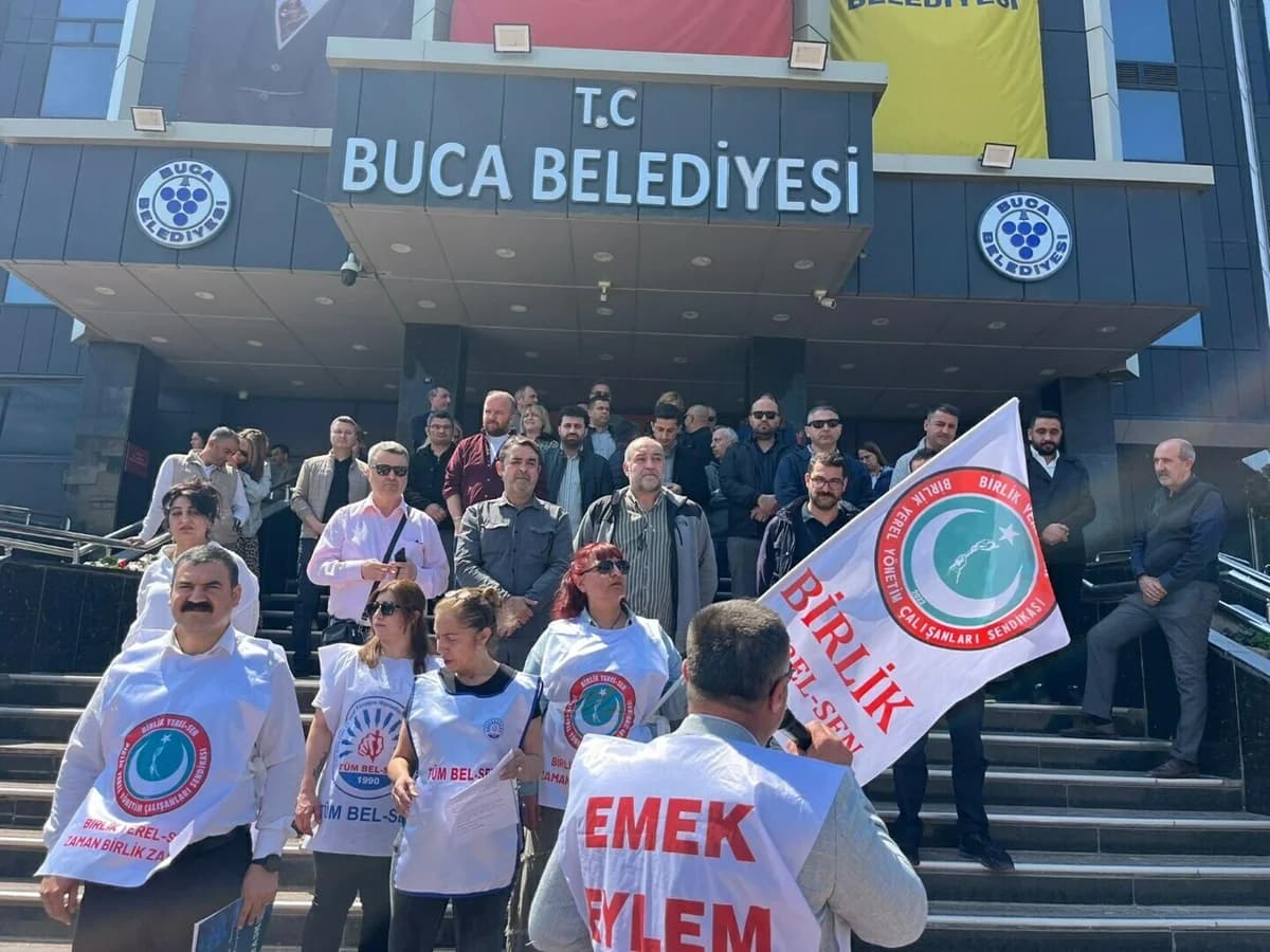 Buca Belediyesi’nde İş Bırakma Eylemi 6. Gününü Geride Bıraktı