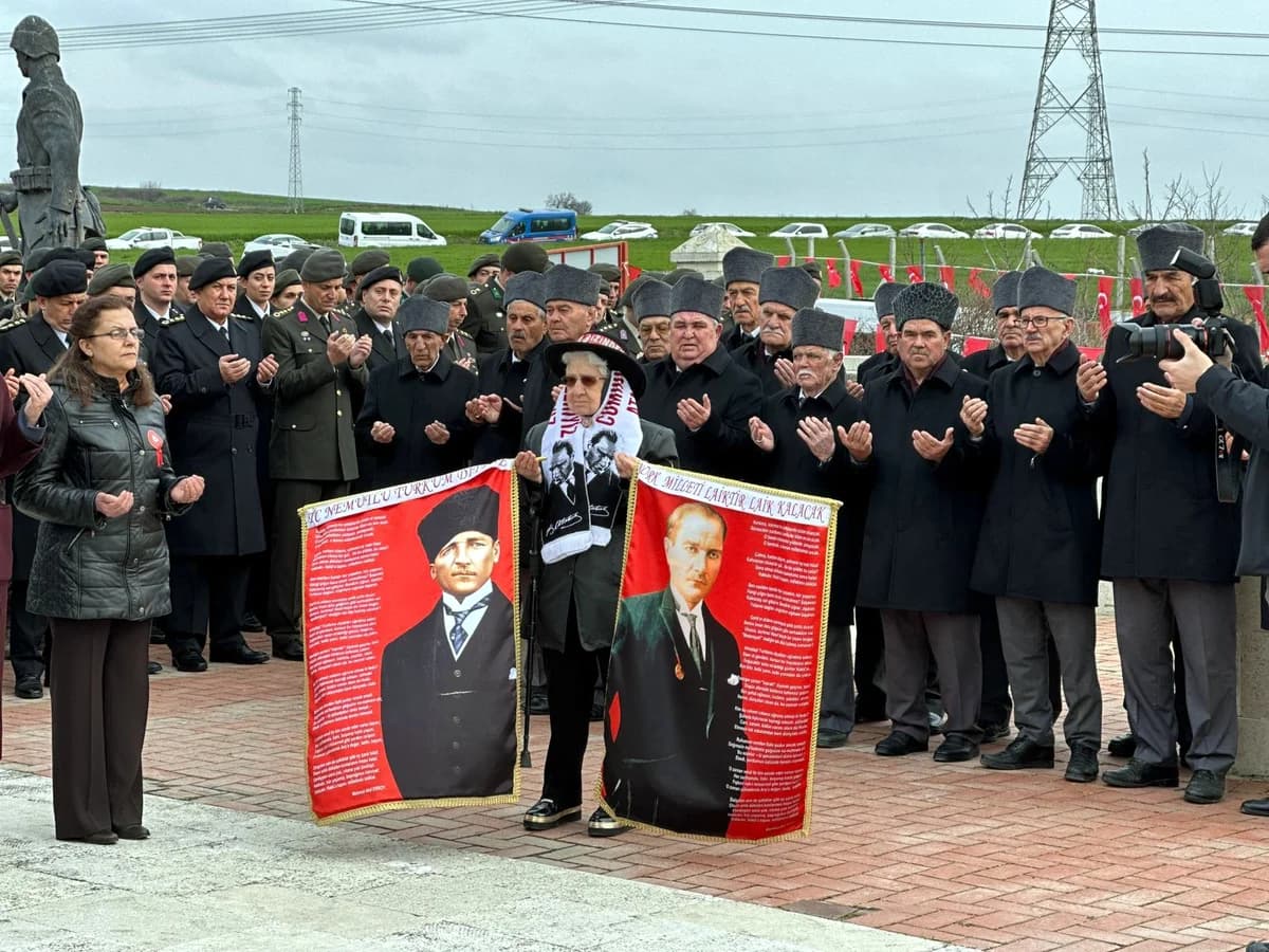 Trakya’da Çanakkale Şehitleri Törenle Anıldı