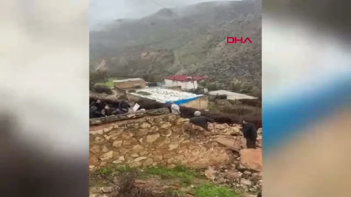 Mardin’de Sağanak ve Rüzgar Nedeniyle Ahır Çöktü, 50 Küçükbaş Hayvan Hayatını Kaybetti