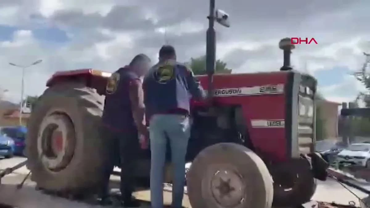 Nevşehir’de Kaçak Motosiklet ve Traktöre Operasyon