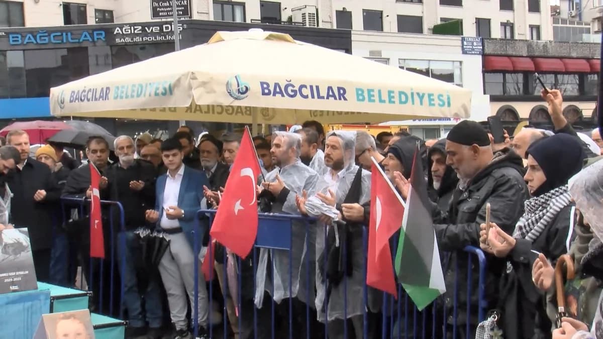 Bağcılar’da İsrail’in İdam Kararlarına Tepki Gösterildi