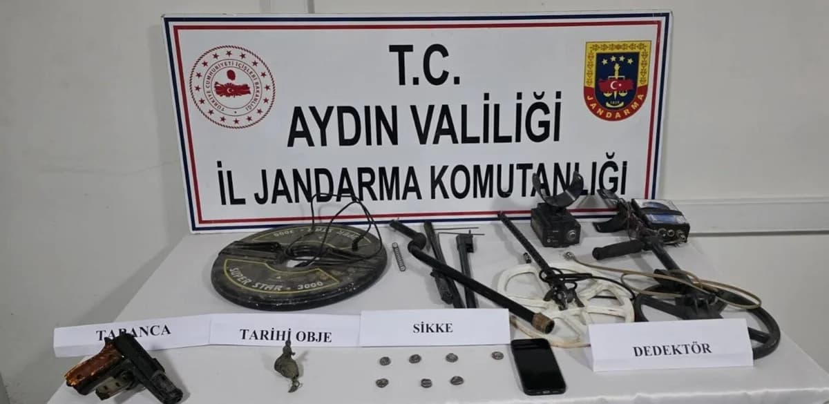 Aydın’da Tarihi Eser Operasyonu: Bir Gözaltı