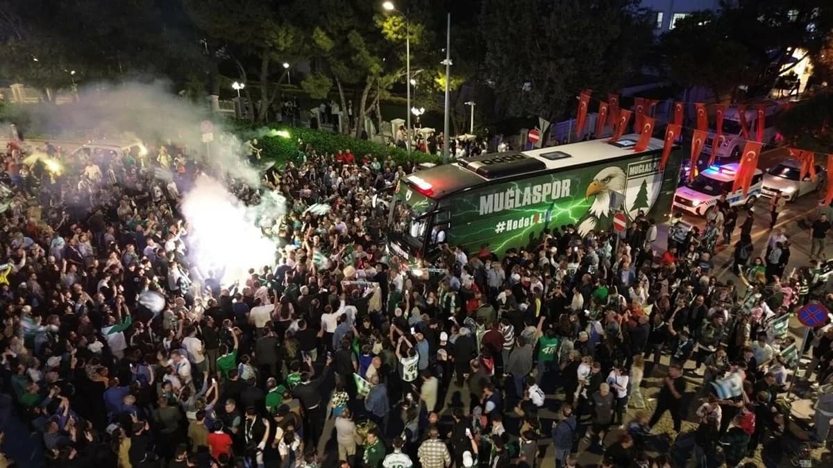 Tarihi Başarı! Muğlaspor Şampiyonluk Kutlamaları İçin Geri Sayıma Başladı