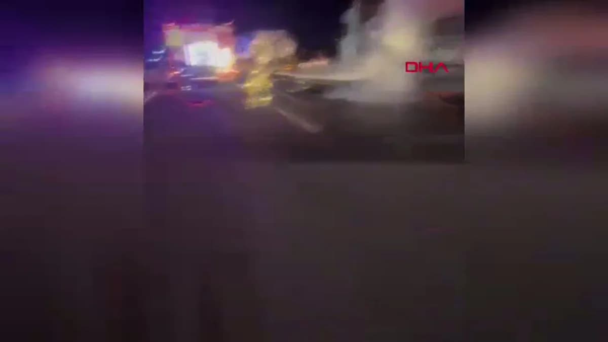 Mardin’de Trafiği Durduran Yangınlar: İki TIR Alevlere Teslim Oldu!