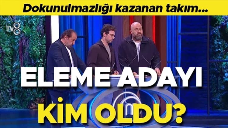 MasterChef’te haftanın ilk dokunulmazlığını kırmızı takım kazandı