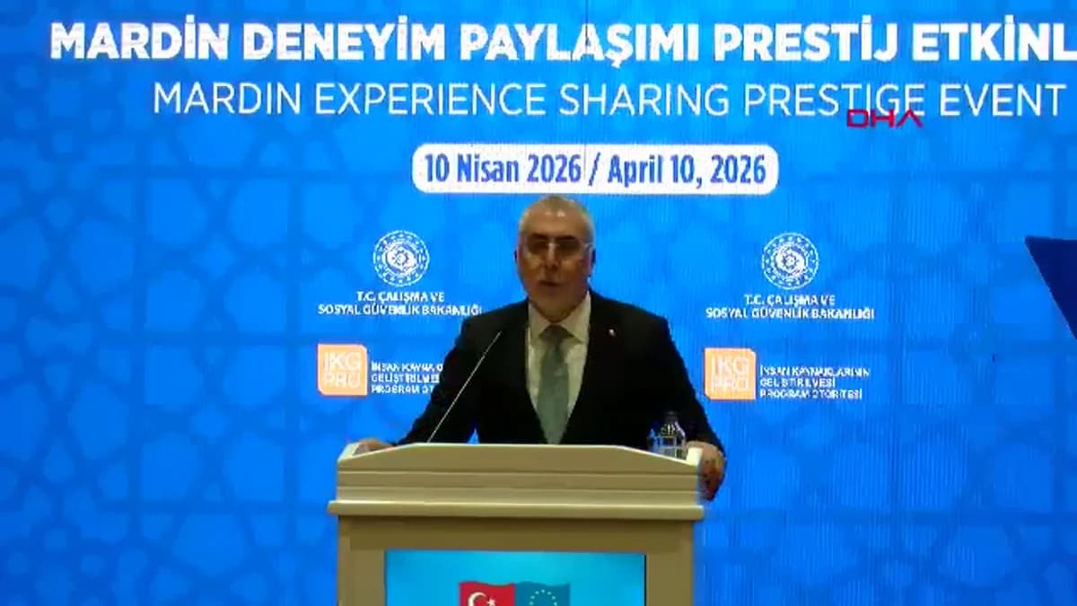 Bakan Işıkhan’dan Mardin’de Önemli Açıklama: 1 Milyar Euro ile 1200 Proje Gerçekleştirildi