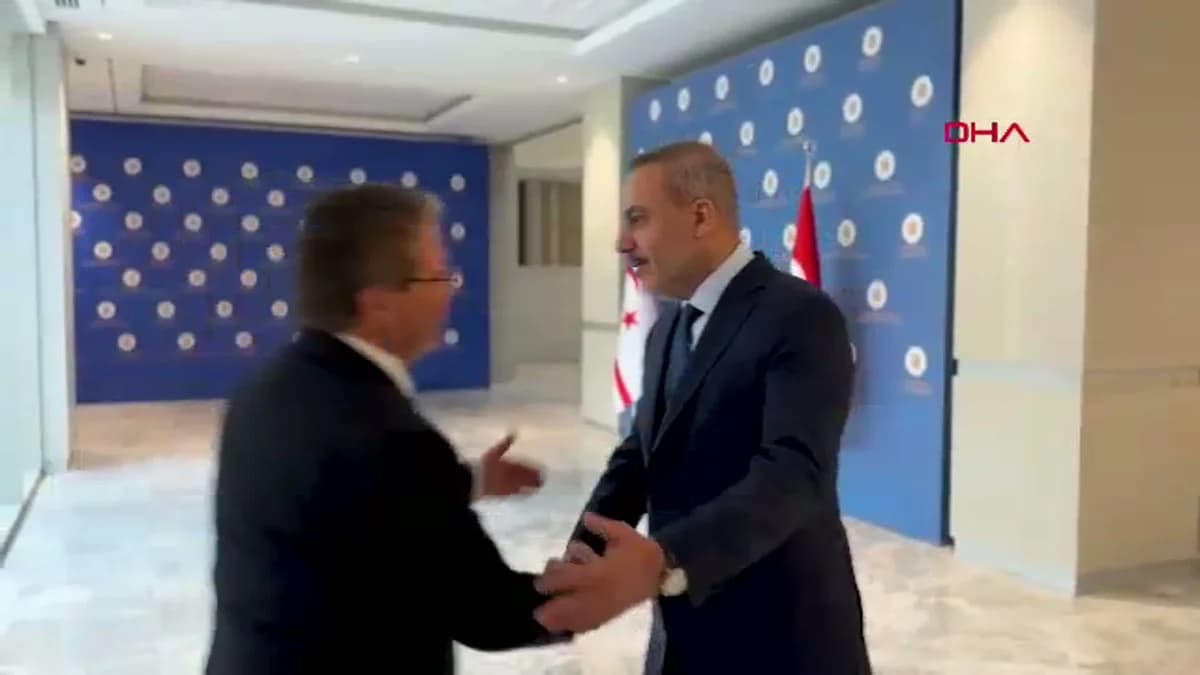 Dışişleri Bakanı Hakan Fidan, KKTC Başbakanı Ünal Üstel ile Ankara’da Görüştü
