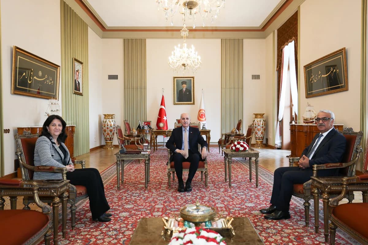 TBMM Başkanı Numan Kurtulmuş, DEM Parti’nin İki Milletvekilini Ağırladı
