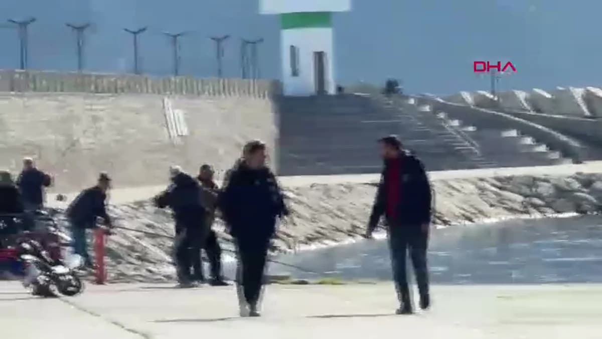Bartın’da Limanda Balıkçılar Arasında Kavga Kameralara Yansıdı
