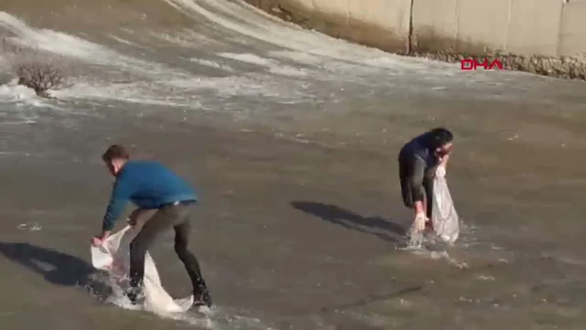 Afyonkarahisar’da Taşan Barajdan Balık Yenileme Yarışı