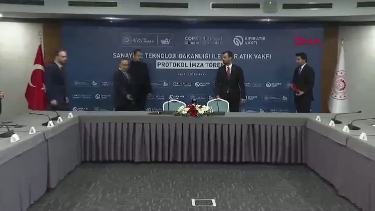Ankara’da Sanayide Yeşil Dönüşüm için Protokol İmzalandı