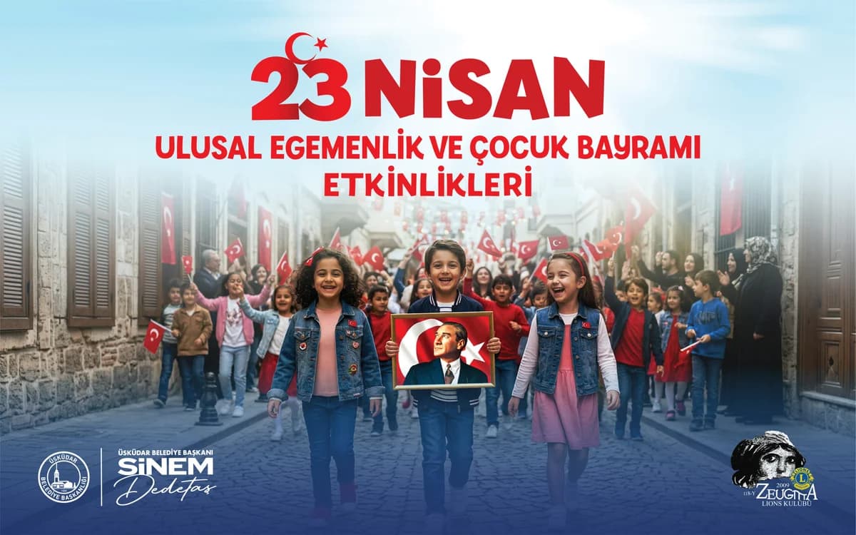 Üsküdar’da 23 Nisan Coşkusu 3 Gün Sürecek