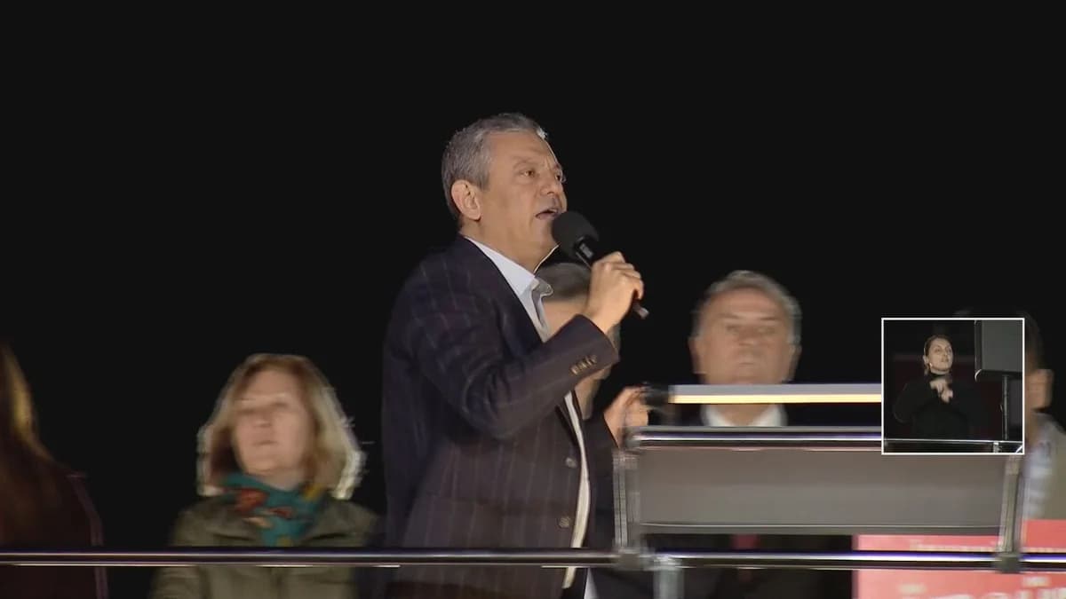 Özgür Özel, Ataşehir’de Gündemi Değerlendirdi