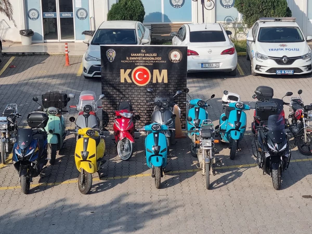 Sakarya’da Motosiklet Operasyonu: 19 İlde Gözaltılar