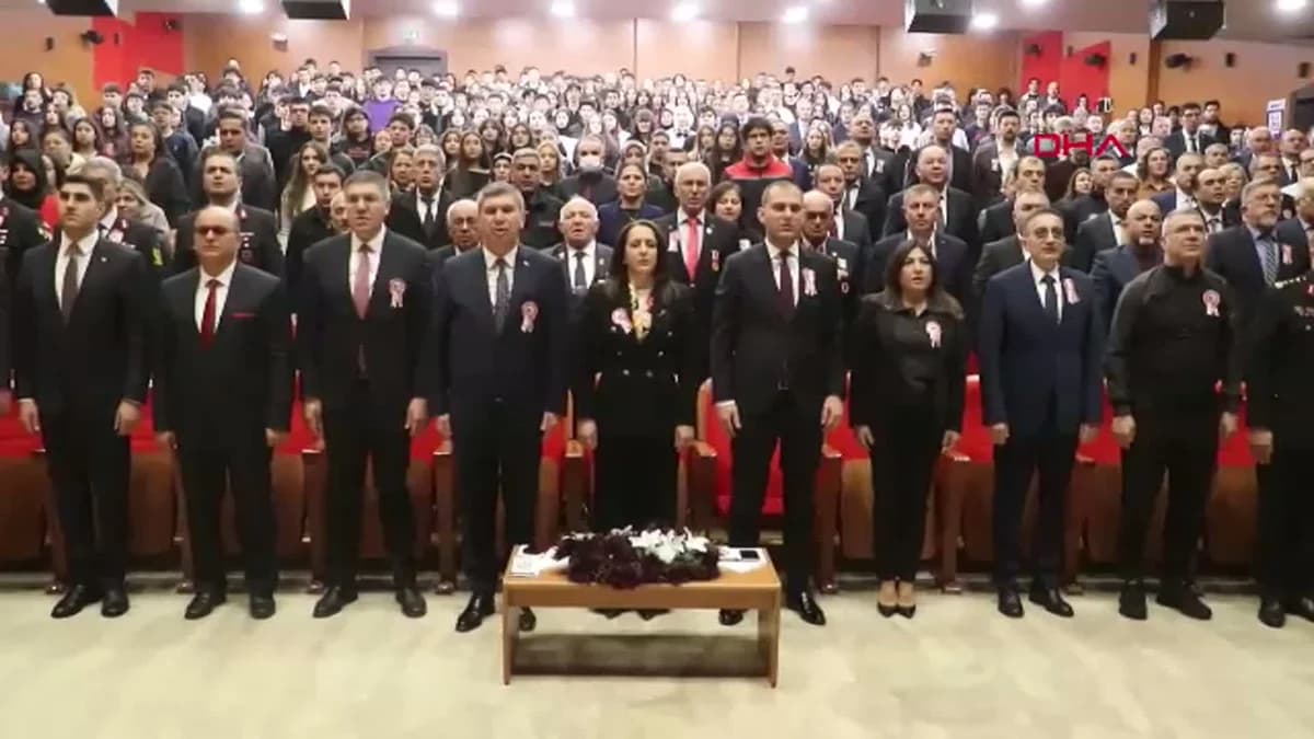 Burdur’da 12 Mart İstiklal Marşı Töreni Kutlandı