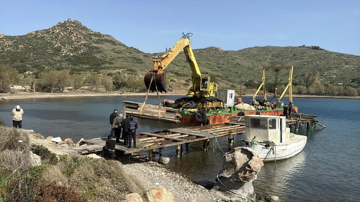 Bodrum’da İzinsiz İskeleler Yıkıldı, Karavan Tahliyesi Başladı