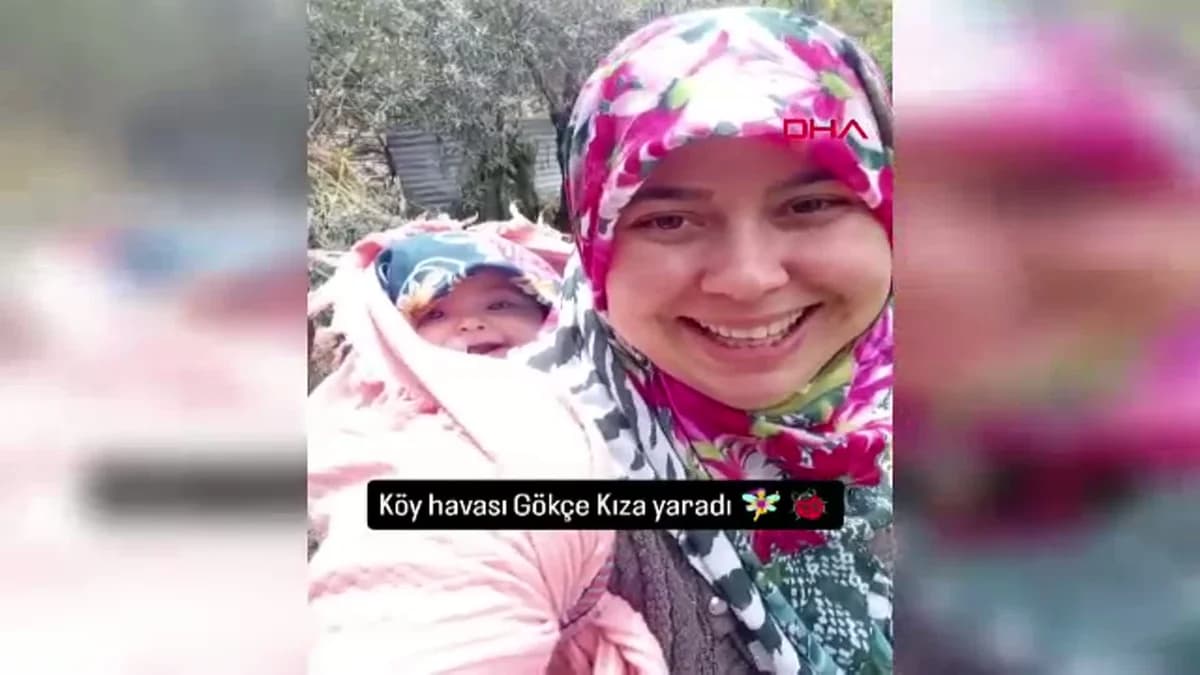 Anne-Kızın Doğal Köy Yaşamı Sosyal Medyada Viral Oldu: Gökçe’nin Mutluluğu Takipçileri Büyüledi