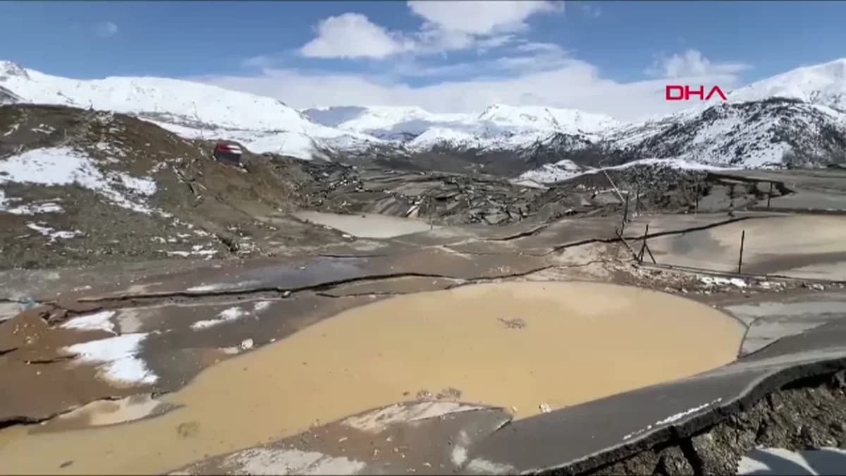 Hakkari’deki Katı Atık Tesisi Heyelanda Zarar Gördü