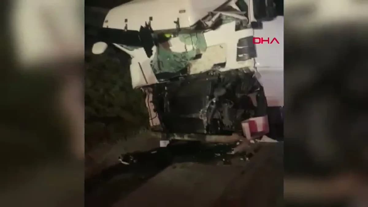 Bolu’da TIR Kazası: 1 Yaralı