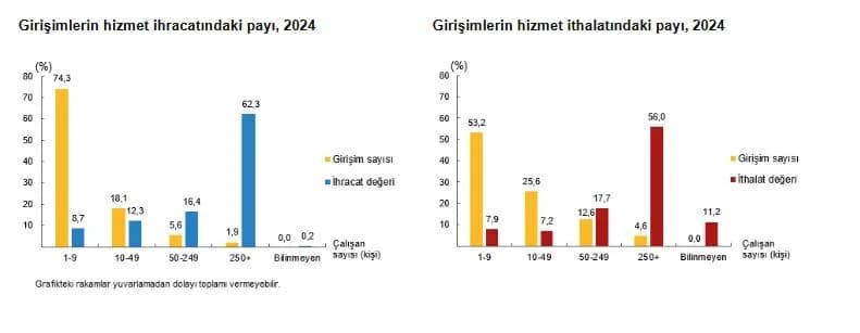 Büyük Ölçekli Girişimler Hizmet İhracatında Öne Çıkıyor