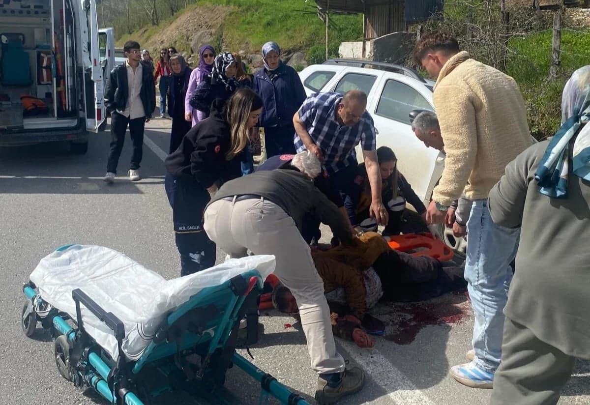 Otobüsten İnen Yayaya Cip Çarptı: Düzce’de Kaza