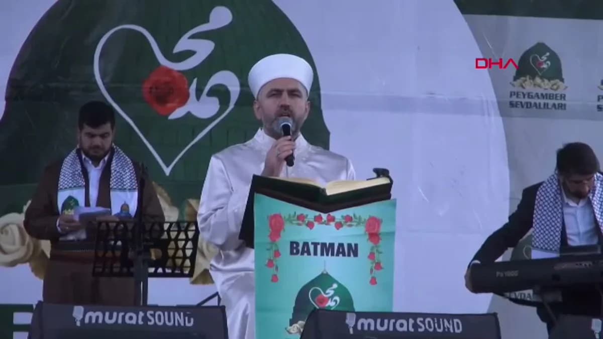 Batman’da Coşkulu Kutlu Doğum Haftası Etkinliği
