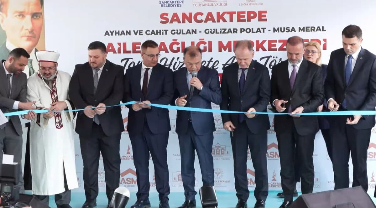 Sancaktepe’de Üç Yeni Aile Sağlığı Merkezi Açıldı
