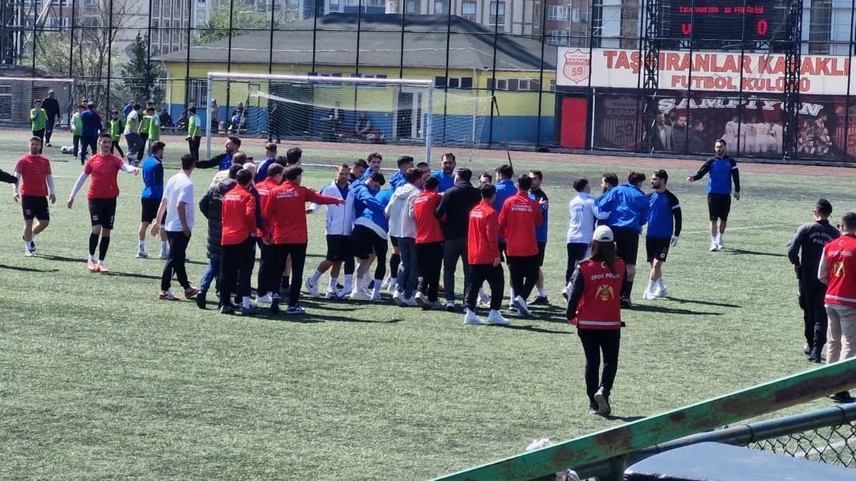 Süper Amatör Lig’de Gerginliğe Sahne Olan Karşılaşma