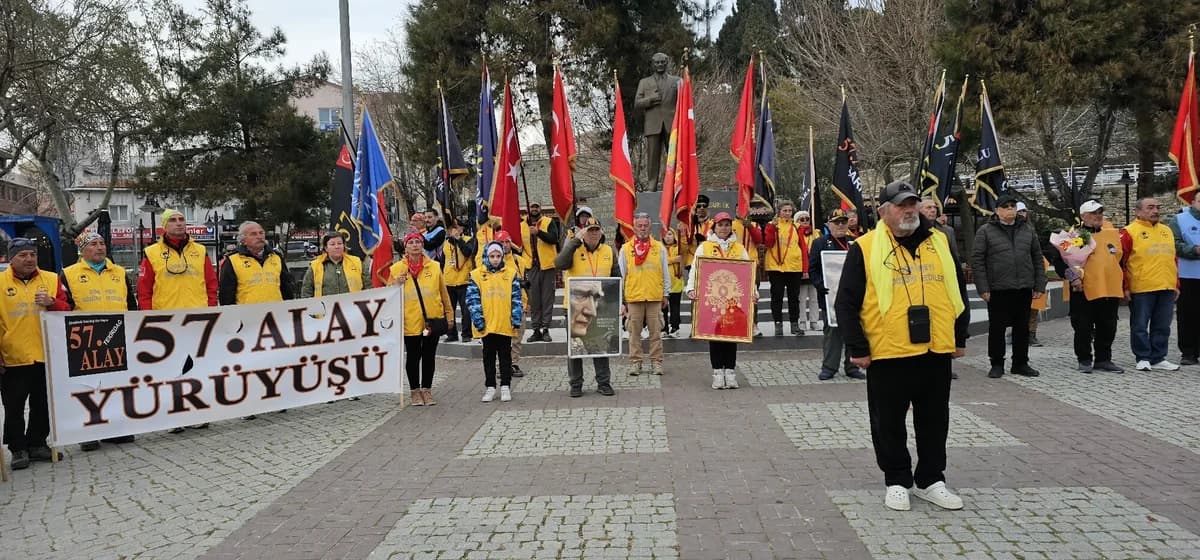 57’nci Alay Korteji Gelibolu’ya Ulaştı