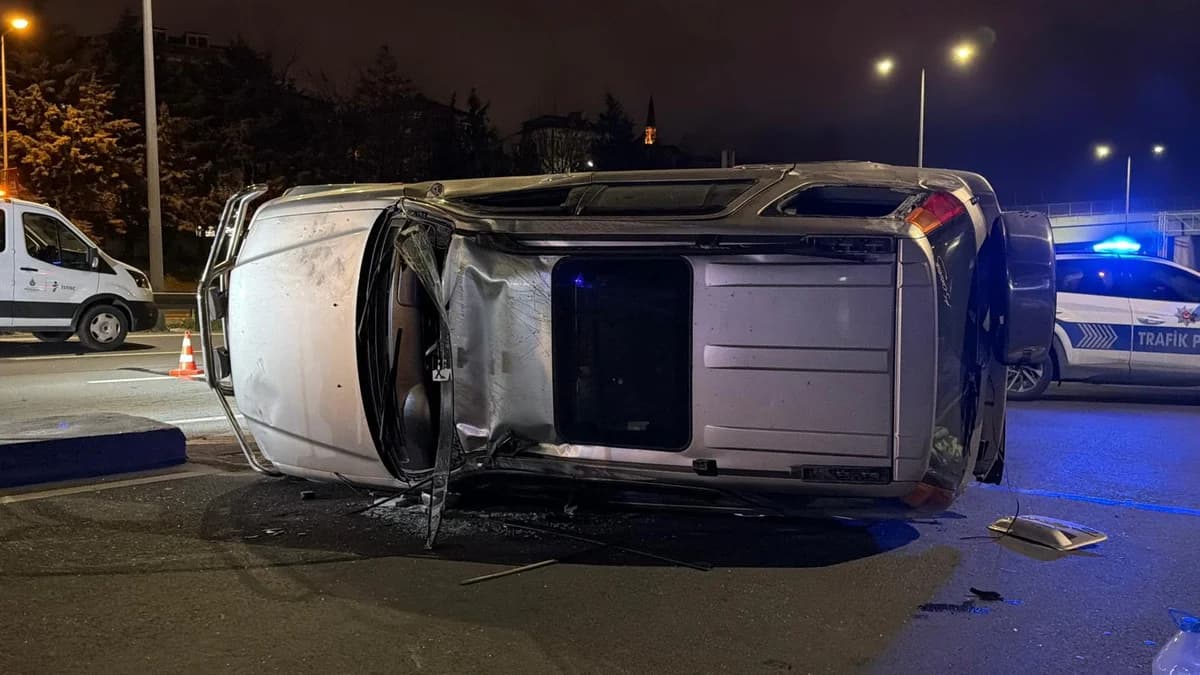 Kağıthane’de Alkollü Sürücünün Yolda Yol Açtığı Kaza: 1 Yaralı