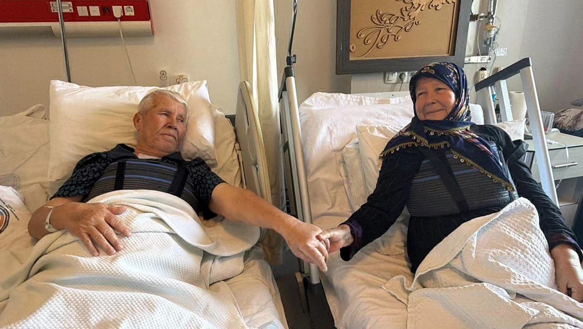 Çiftin 46. Evlilik Yıl Dönümünde Birlikte Kalp Ameliyatı