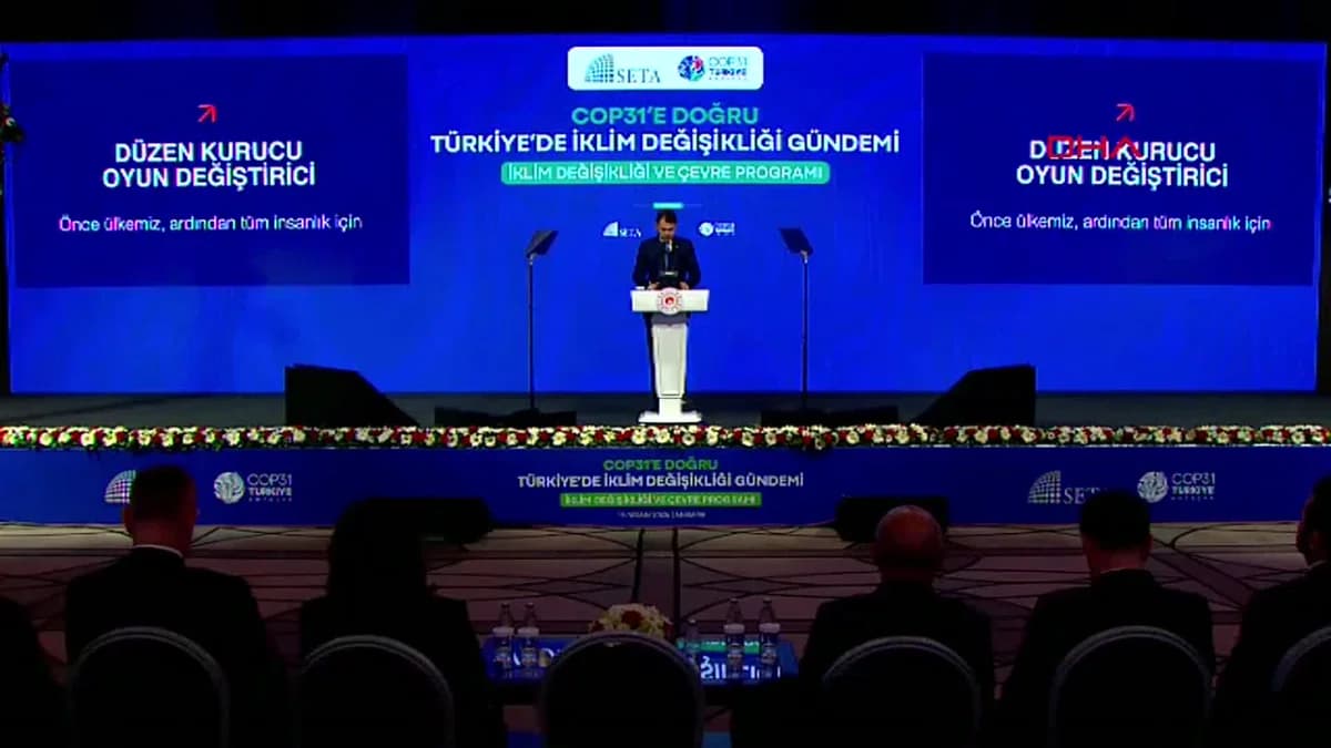 Bakan Kurum: COP31’de Odaklanacağımız Hususlar Su ve Gıda Olacak