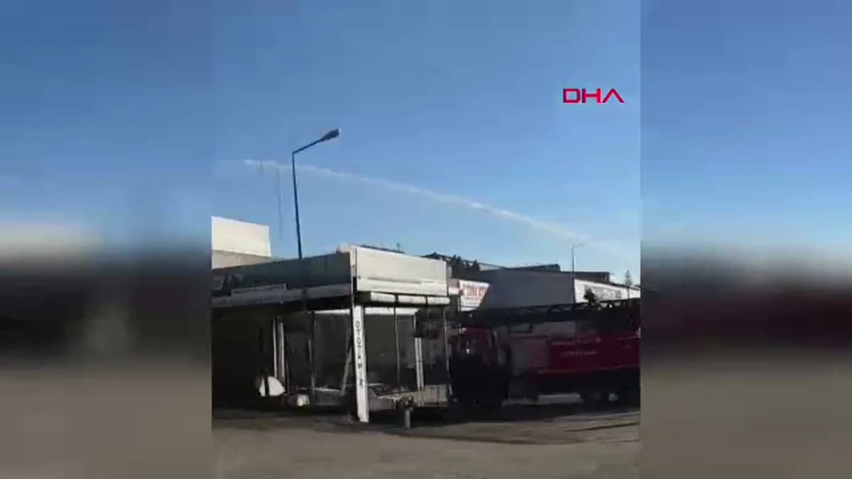 Bismil’de Kaportacıdaki Yangın Kontrol Altına Alındı