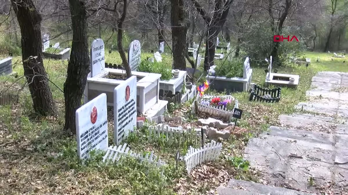 Bursa’da Türkiye’nin İlk Evcil Hayvan Mezarlığı Bayramda Ziyaretçi Akınına Uğradı