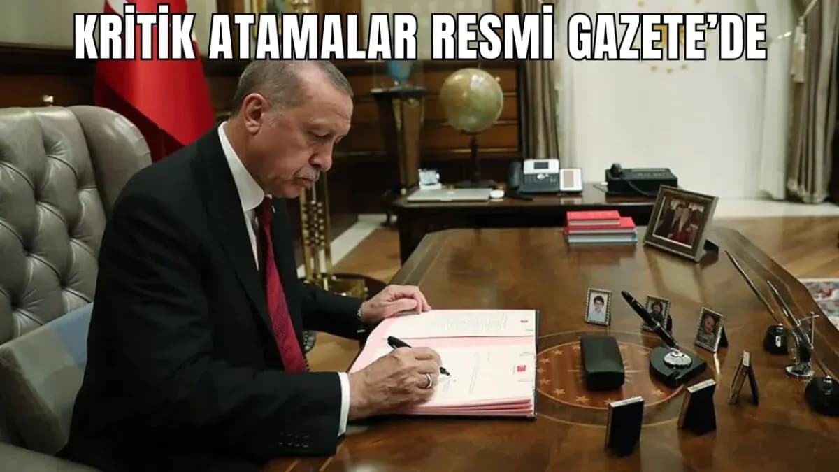 Cumhurbaşkanı Erdoğan atama kararlarını imzaladı