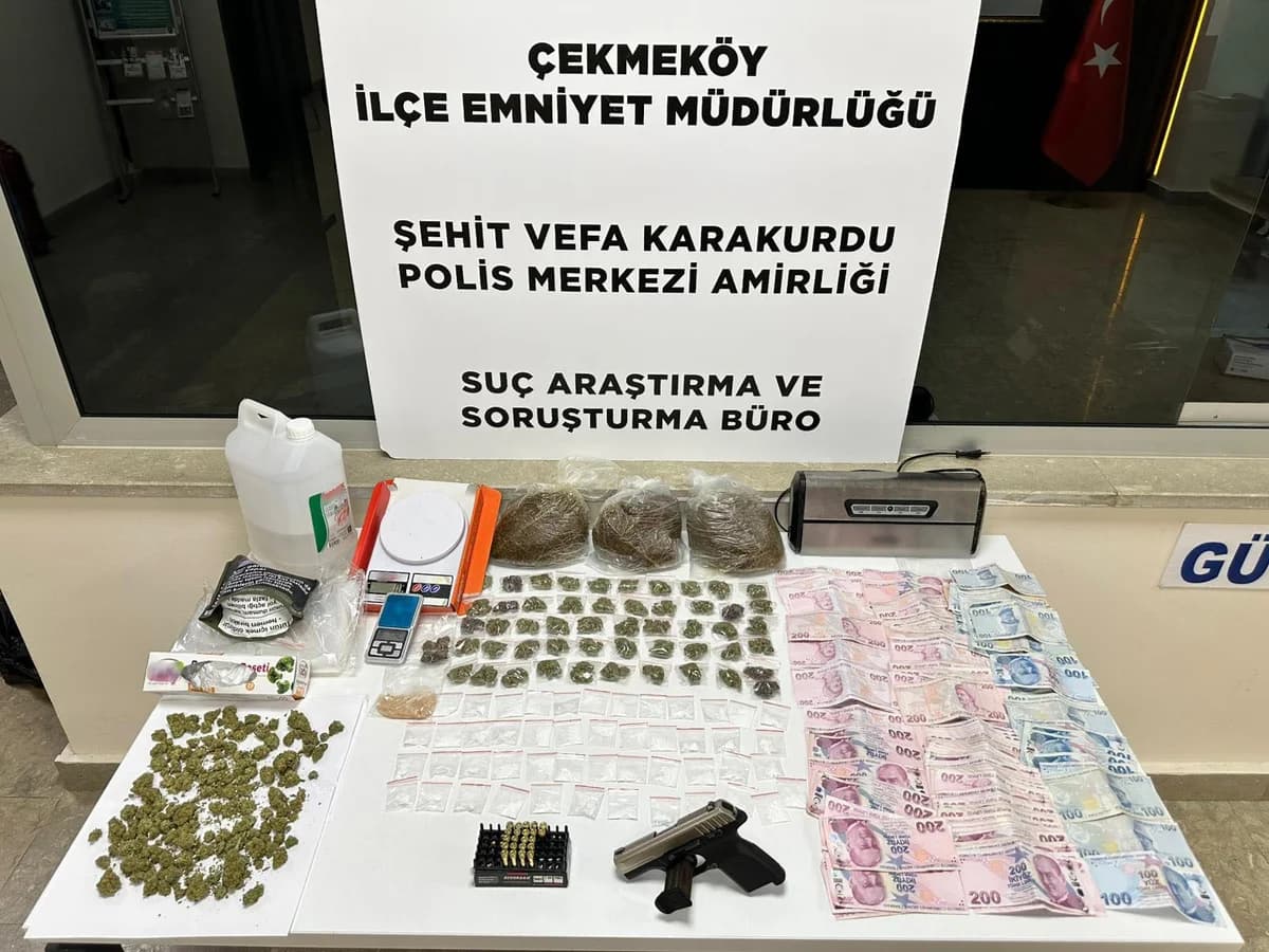 Çekmeköy’de Uyuşturucu Operasyonu: İki Suspect Tutuklandı