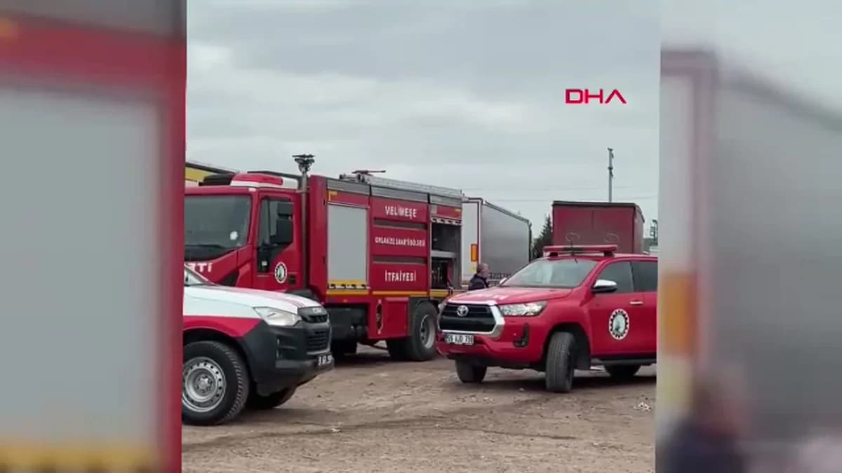 Tekirdağ’da Park Halindeki TIR Yangını: Şoför Hastaneye Kaldırıldı