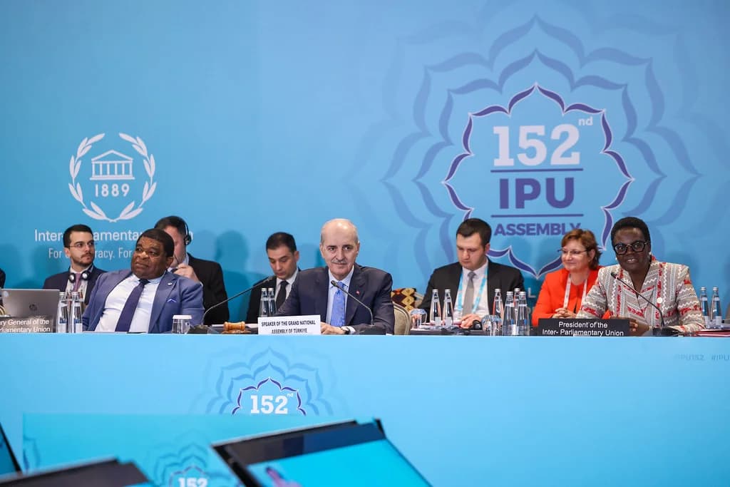 TBMM Başkanı Kurtulmuş, PAB 152’nci Genel Kurulu Kapsamında İkili Görüşmelere Başladı