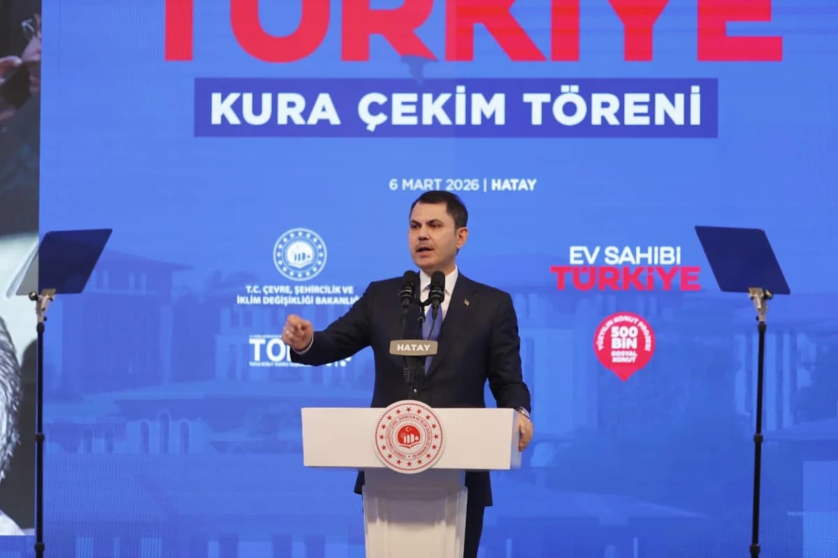 Bakan Kurum: 500 Bin Yeni Konut Hamlesi ile Hatay’a Destek