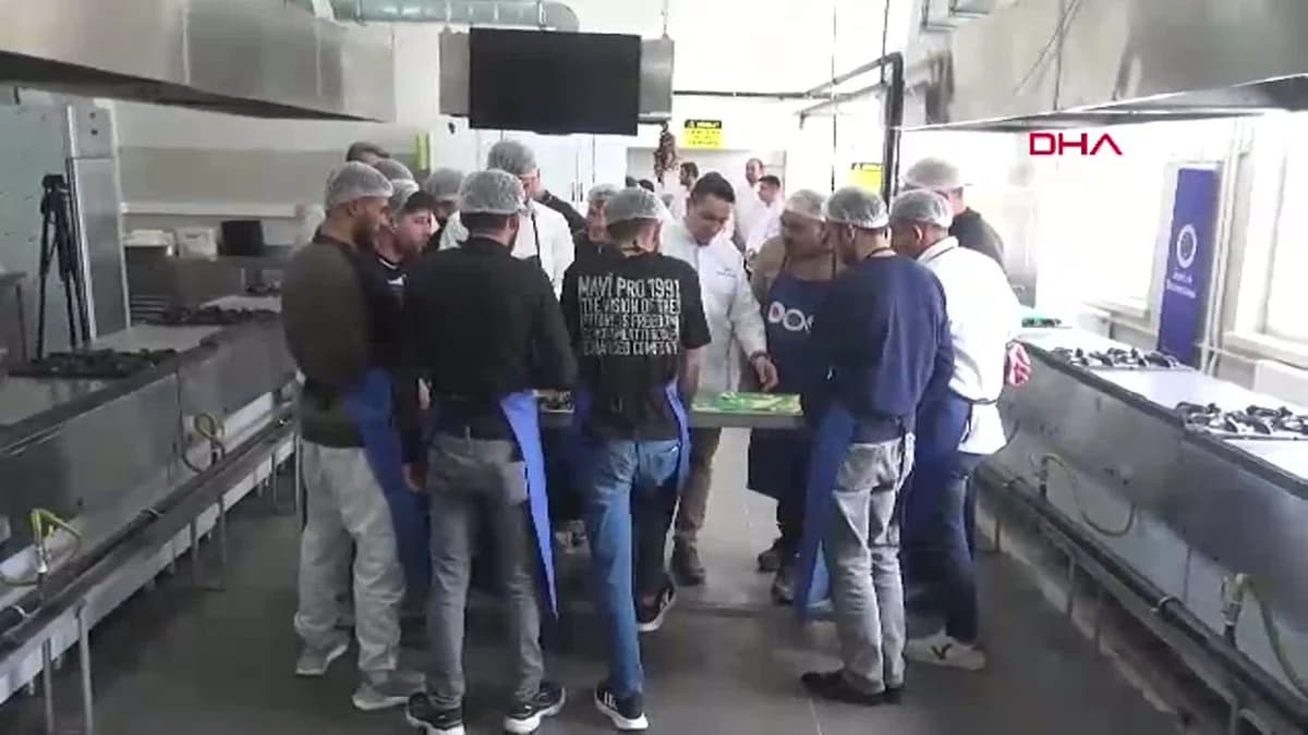 Erzurum’da Aşçılık Eğitimi ile Yeni Bir Hayat Başlatan Hükümlüler