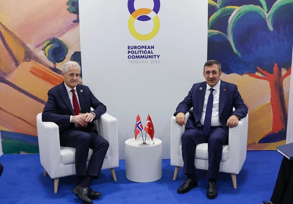 Cevdet Yılmaz ve Norveç Başbakanı Store Erivan’da Buluştu: İşbirliği Alanları Değerlendirildi