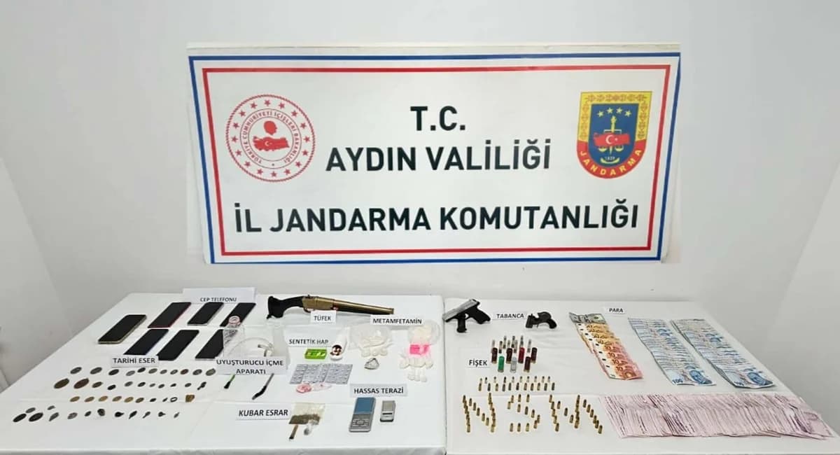 Söke’de Uyuşturucu ve Tarihi Eser Operasyonu: 2 Gözaltı