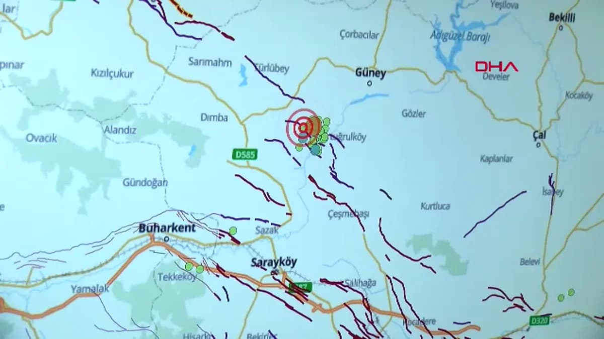 Denizli-Buldan’da 5.1 Büyüklüğünde Deprem Gerçekleşti